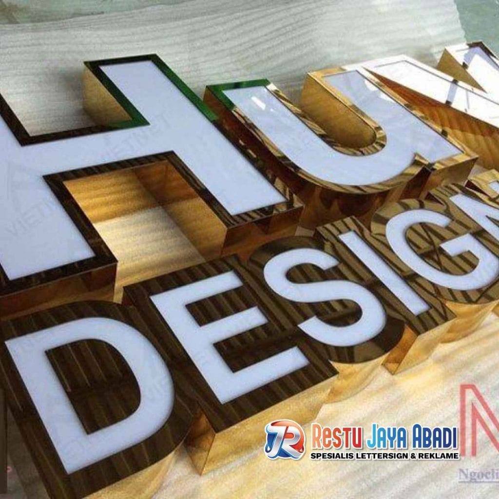 Jasa Pembuatan Huruf Timbul Custom di Harapan Indah Bekasi